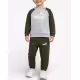 PUMA Essentials Minicats Raglan Tracksuit Grey/Green