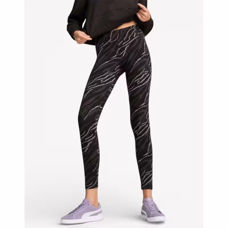 PUMA Essentials+ Animal All Over Print Leggings Black