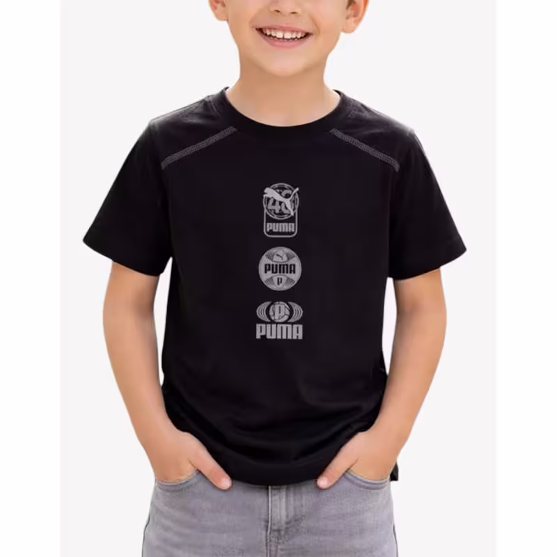 PUMA Active Sports Graphics Tee Black