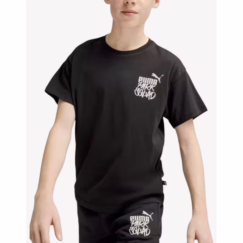 PUMA Essentials+ Mid 90's Graphic Tee Black