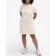 PUMA Classics Ribbed Tee Dress Off White