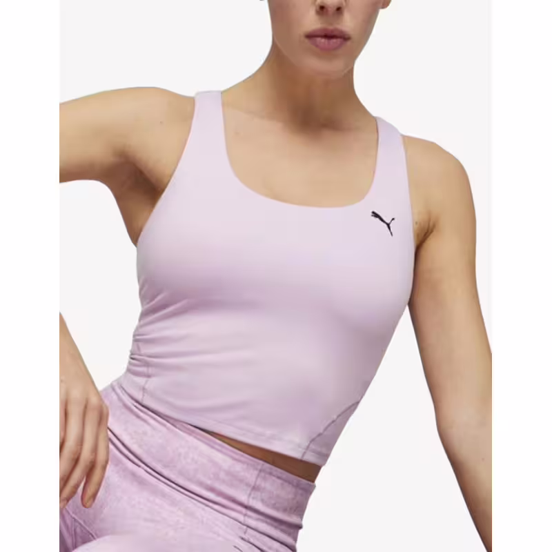 PUMA Studio Foundation Yoga Top Purple
