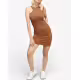 PUMA Dare To Slim Fitl Dress Brown