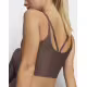 PUMA Studio Ultrabare Strappy Training Crop Top Purple