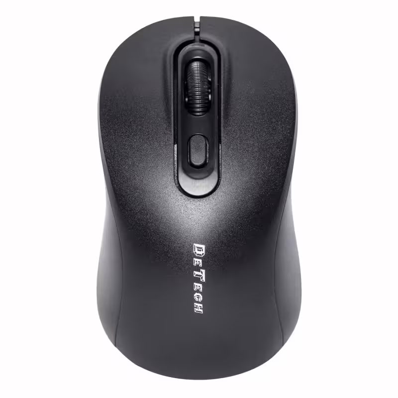 Мишка DeTech D13WBT, Bluetooth, USB, Черен - 783