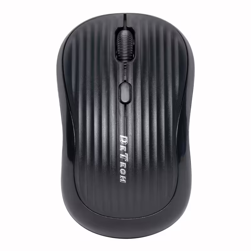 Мишка DeTech D14WBT, Bluetooth, USB, Черен - 784