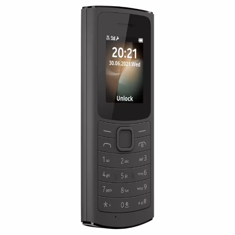 Мобилен телефон No brand 110-2021, Черен - 73140