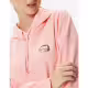 PUMA Downtown Oversized Graphic Hoodie Pink