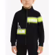CHICCO Boys Full-Zip Track Top Black/Yellow