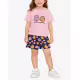 ADIDAS x Kevin Lyons Shorts And Tee Set Pink/Multi