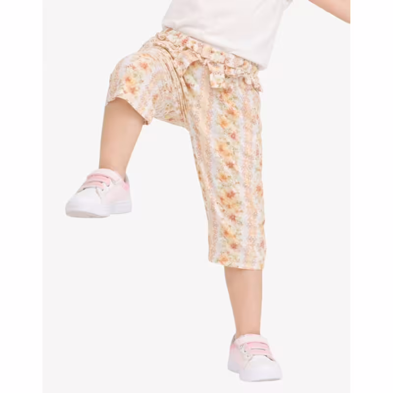 MAYORAL Flower Summer Pant Orange