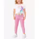 CHICCO Girls Leggings And Tee Set Dark Pink