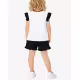 CHICCO Girls Shorts And Tank Top Set White/Black