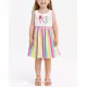 CHICCO Girls Sleeveless Dress Pink Striped