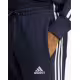 ADIDAS Essentials French Terry Tapered Cuff 3-Stripes Pants Navy