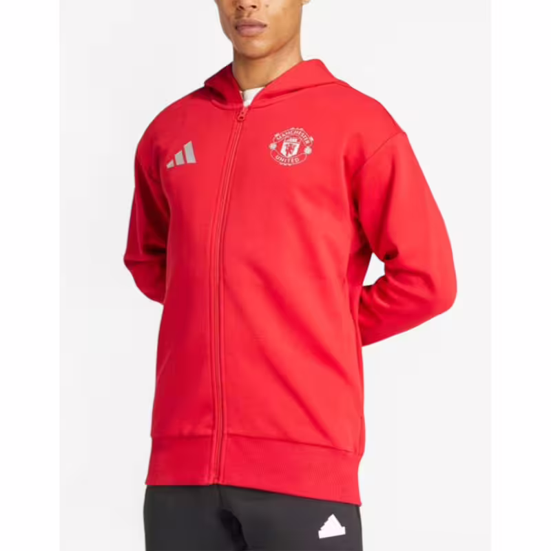 ADIDAS Manchester United Anthem Jacket Red