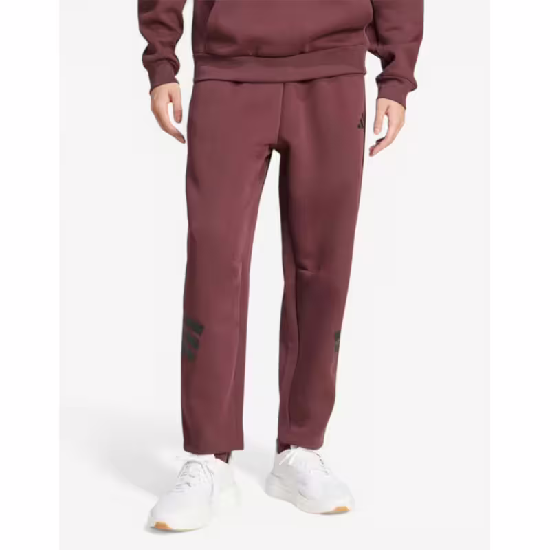 ADIDAS Future Icons 3-Stripes Loose Fit Pants Burgundy