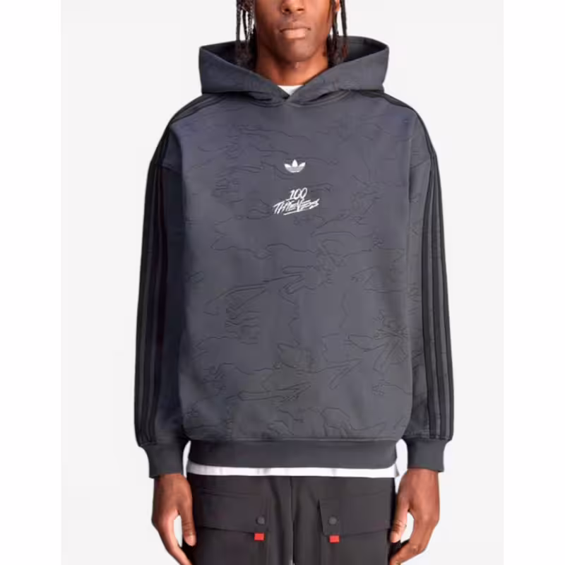 ADIDAS Originals x 100 Thieves Hoodie Grey