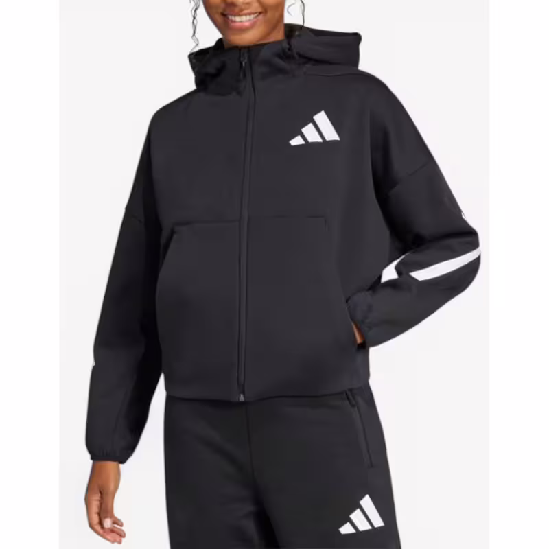 ADIDAS Z.N.E. Full-Zip Hoodie Black/White