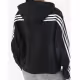 ADIDAS Future Icons 3-Stripes Full-Zip W Hoodie Black