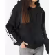 ADIDAS Future Icons 3-Stripes Full-Zip W Hoodie Black