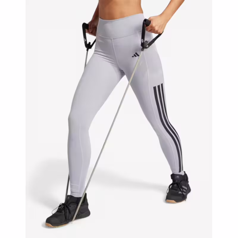 ADIDAS Optimе 3-Stripes Full-Length Leggings Grey
