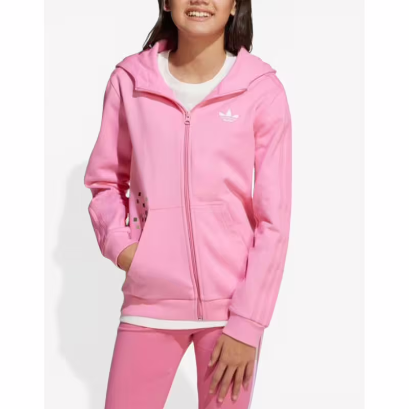 ADIDAS Originals x Minecraft Graphic Hoodie Pink
