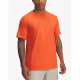 UNDER ARMOUR Reflective Big Logo Ss Tee Orange