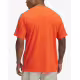 UNDER ARMOUR Reflective Big Logo Ss Tee Orange