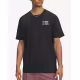 UNDER ARMOUR Triple Stack Left Chest Logo Tee Black