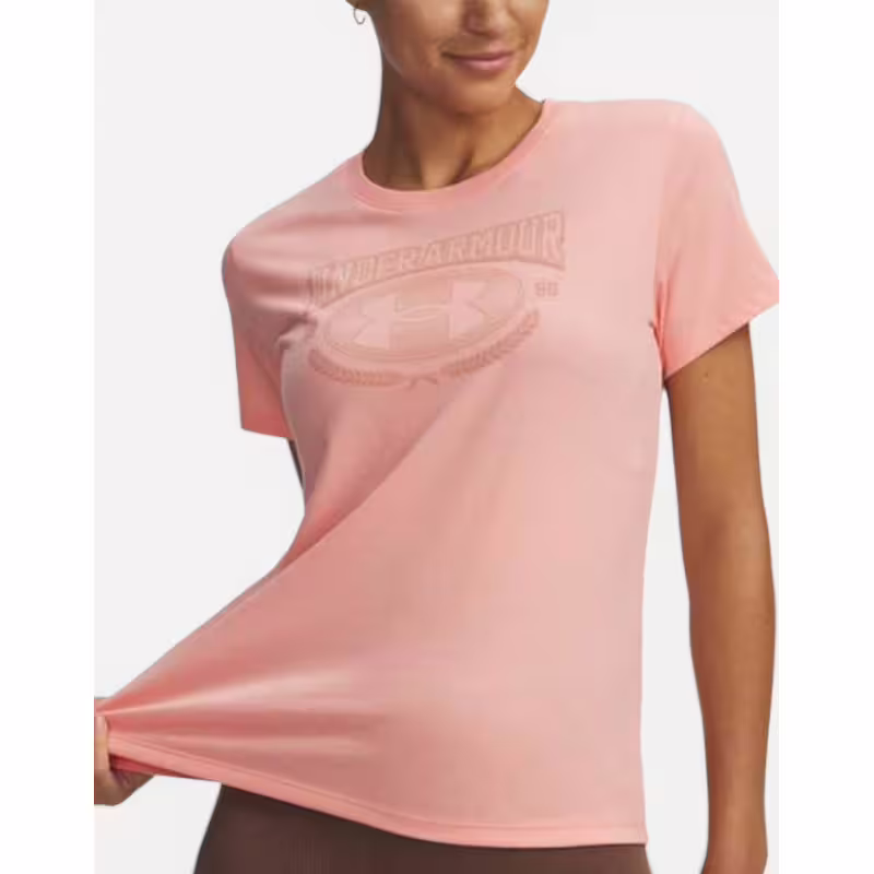 UNDER ARMOUR Varsity Ss Tee Pink
