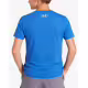 UNDER ARMOUR Overlay Wordmark Tee Blue