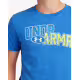 UNDER ARMOUR Overlay Wordmark Tee Blue
