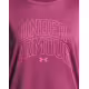 UNDER ARMOUR Tech Varsity Graphic Tee Fuchsia
