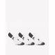 UNDER ARMOUR 3-Packs Performance Cotton No Show Socks White
