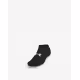 UNDER ARMOUR 3-Packs Training Cotton No Show Socks Black