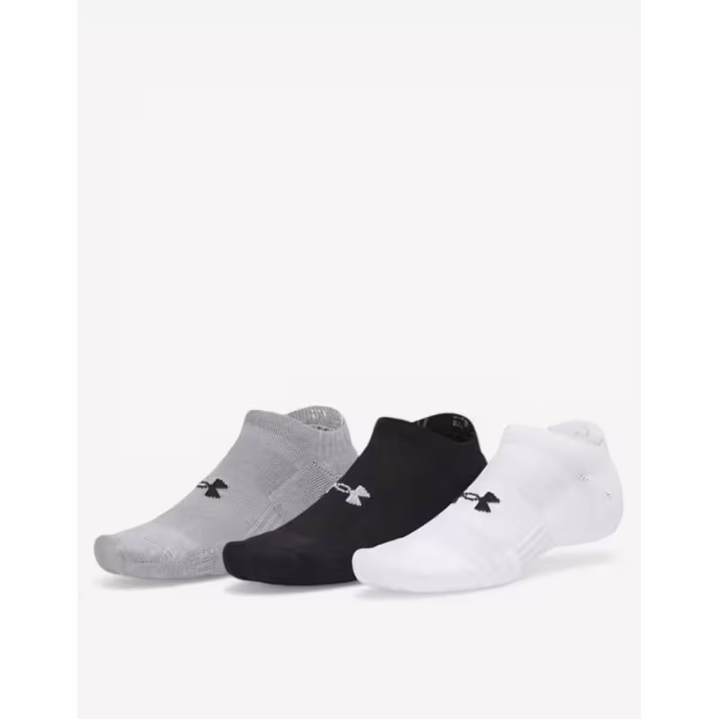 UNDER ARMOUR 3-Packs Performance Cotton No Show Socks Multi