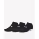 UNDER ARMOUR 3-Packs Performance No Show Cotton Socks Black