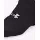 UNDER ARMOUR 3-Packs Performance No Show Cotton Socks Black