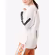 ADIDAS Wording Long-Sleeve Sweatshirt White