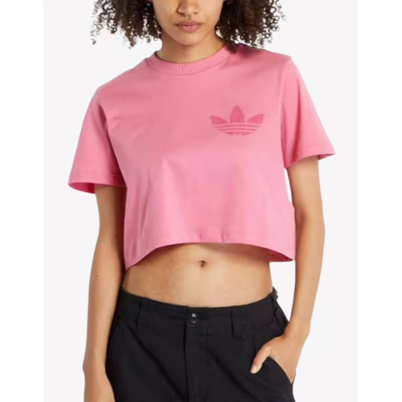 ADIDAS Cropped Tee Pink