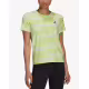ADIDAS Fast Allover Print Tee Green/White