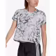 ADIDAS Fast Split All Over Print Tee Grey
