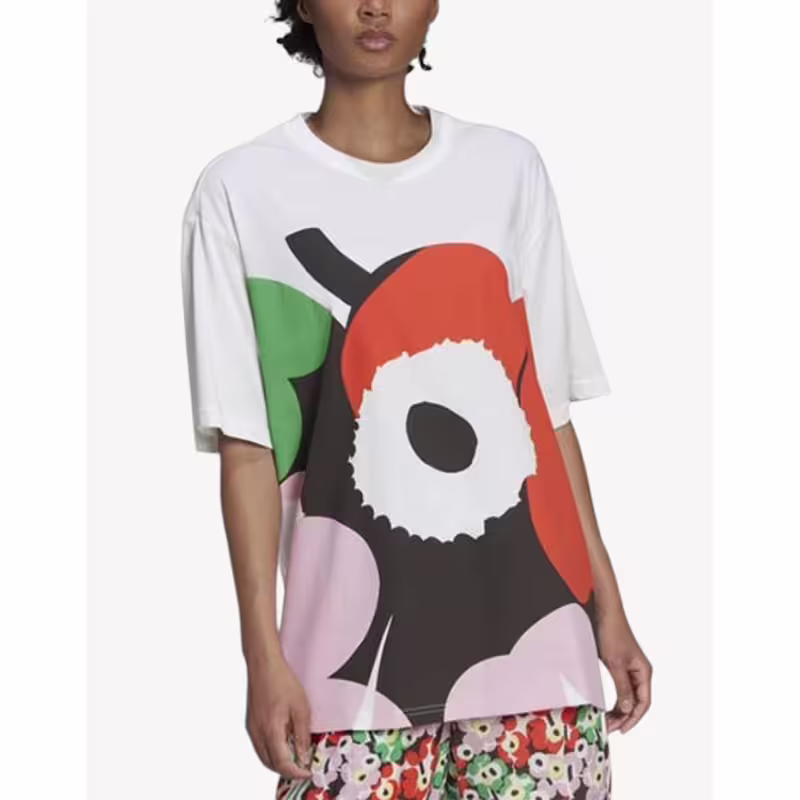 ADIDAS X Marimekko Graphic W Tee White