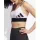 ADIDAS Performance Alpha Model 3 Bar Logo Bra White