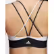ADIDAS Performance Alpha Model 3 Bar Logo Bra White