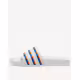 ADIDAS Adilette Slippers White/Blue/Red