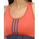 ADIDAS Don't Rest 3-Stripes Bra Red