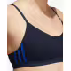 ADIDAS All Me 3-Stripes Bra Blue