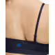 ADIDAS All Me 3-Stripes Bra Blue